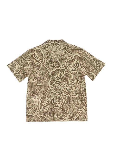 Camicia con stampa PAOLO PECORA KIDS | PP4287OLIVA